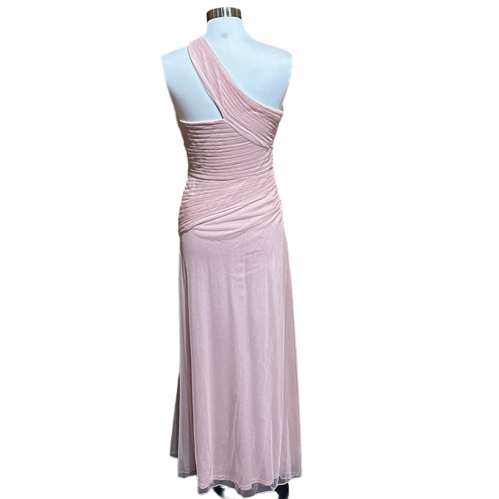DKNY Blush Pink One-Shoulder Evening Gown – Size 8 - NWT - Picture 4 of 8